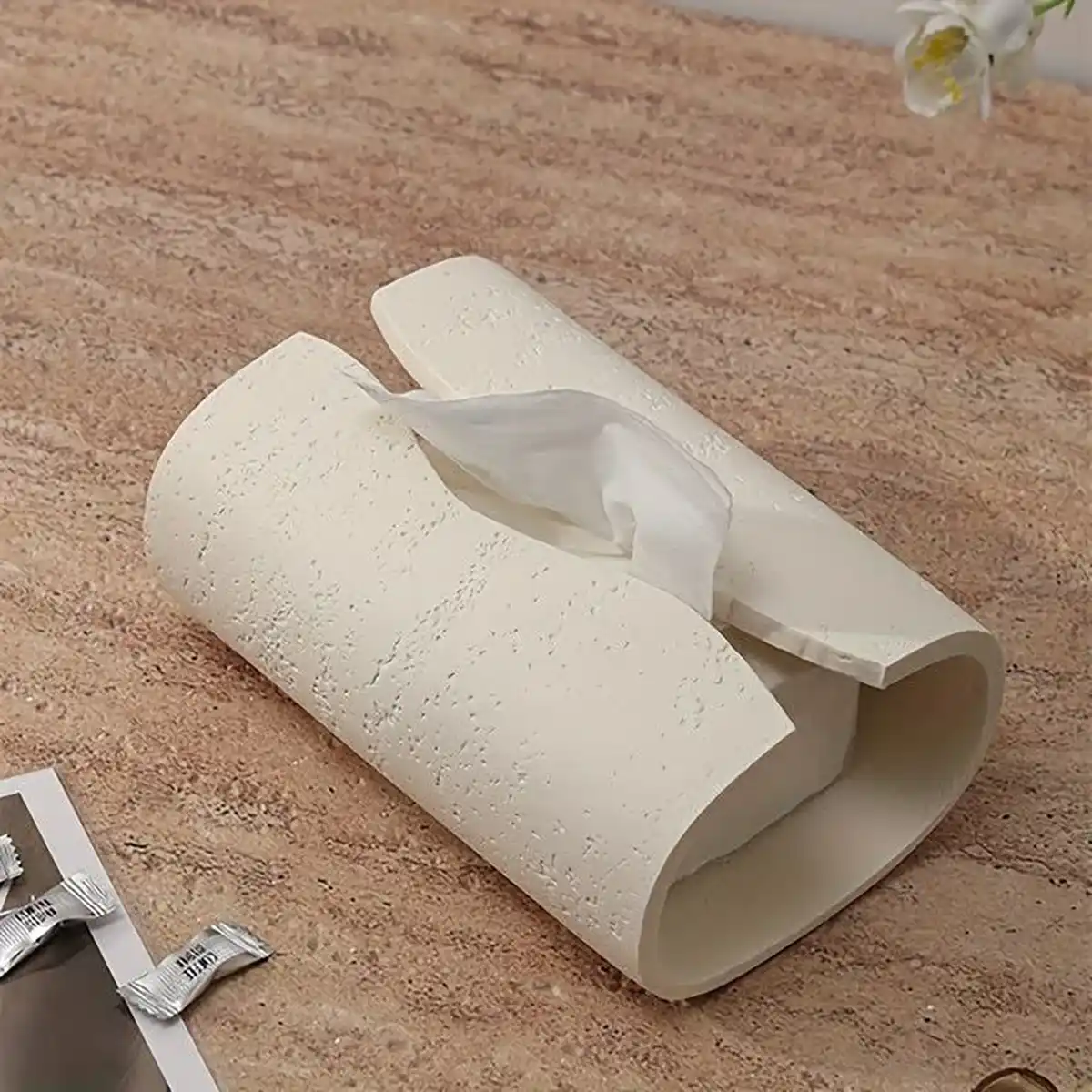 جا دستمال کاغذی چوبی