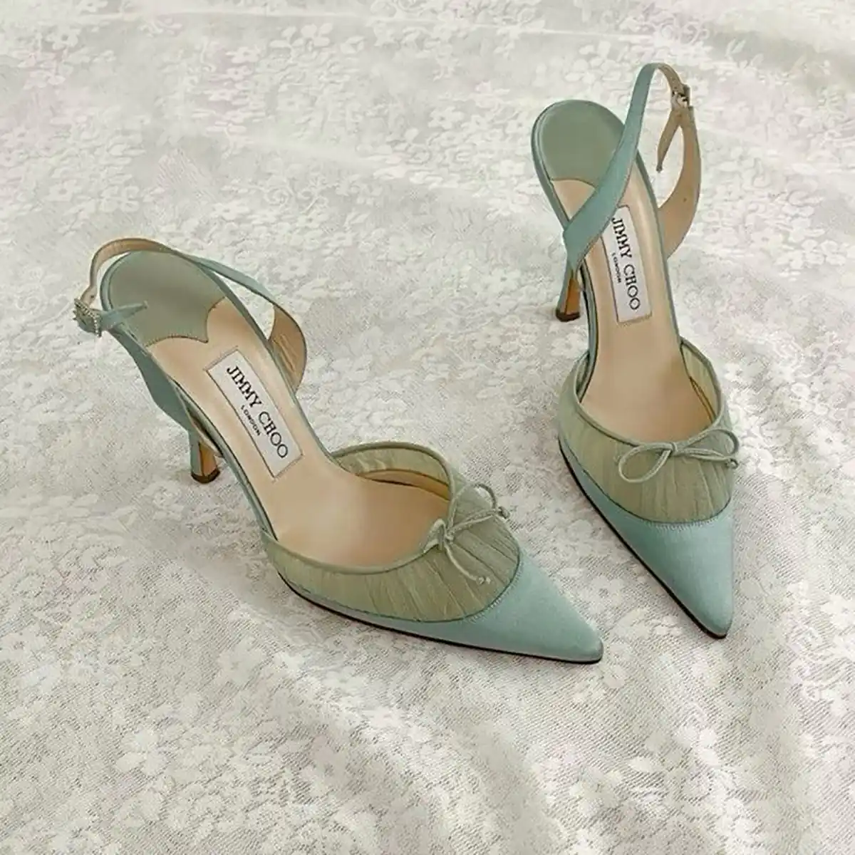 کفش سبز مجلسی زنانه 