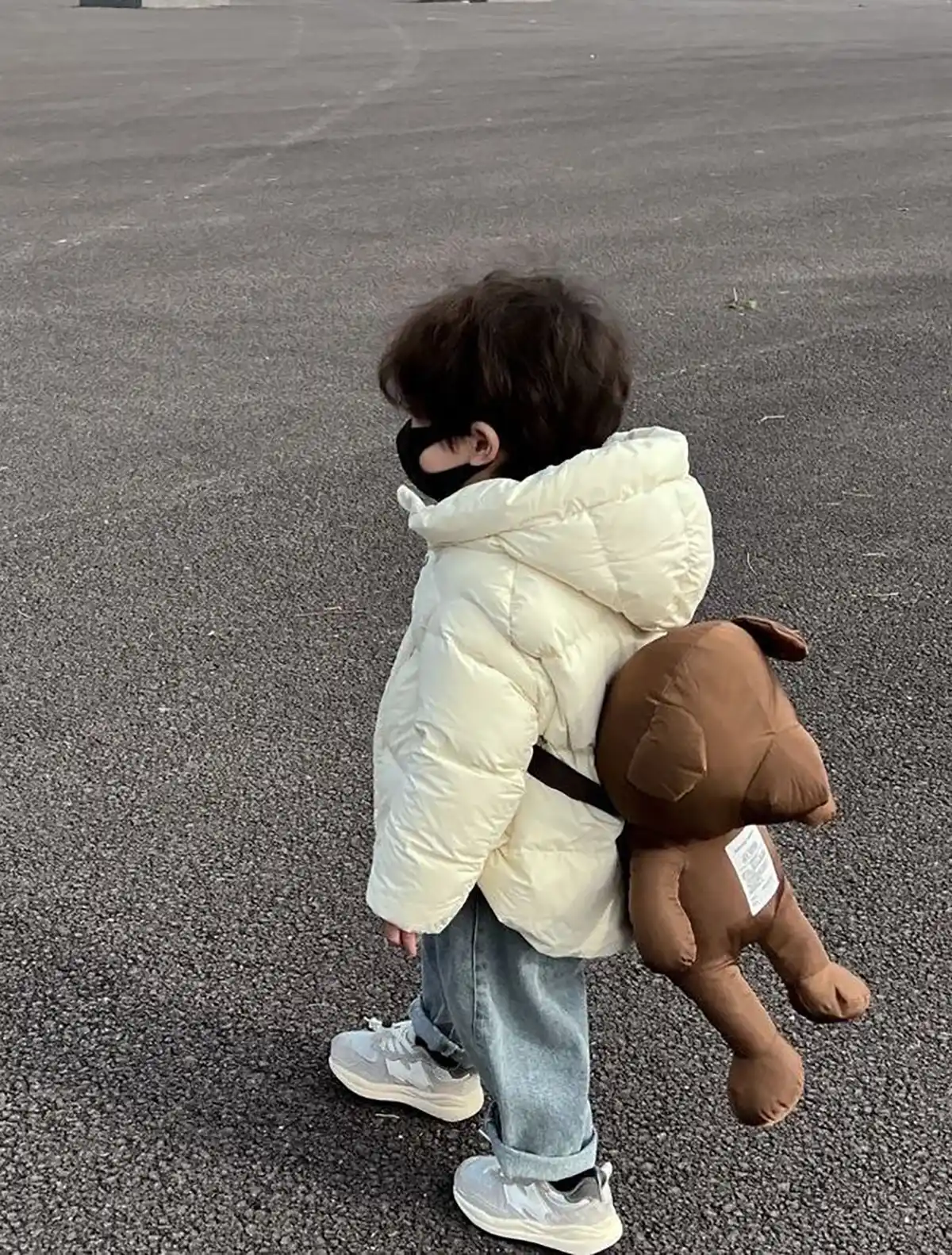 کاپشن بچه گانه

