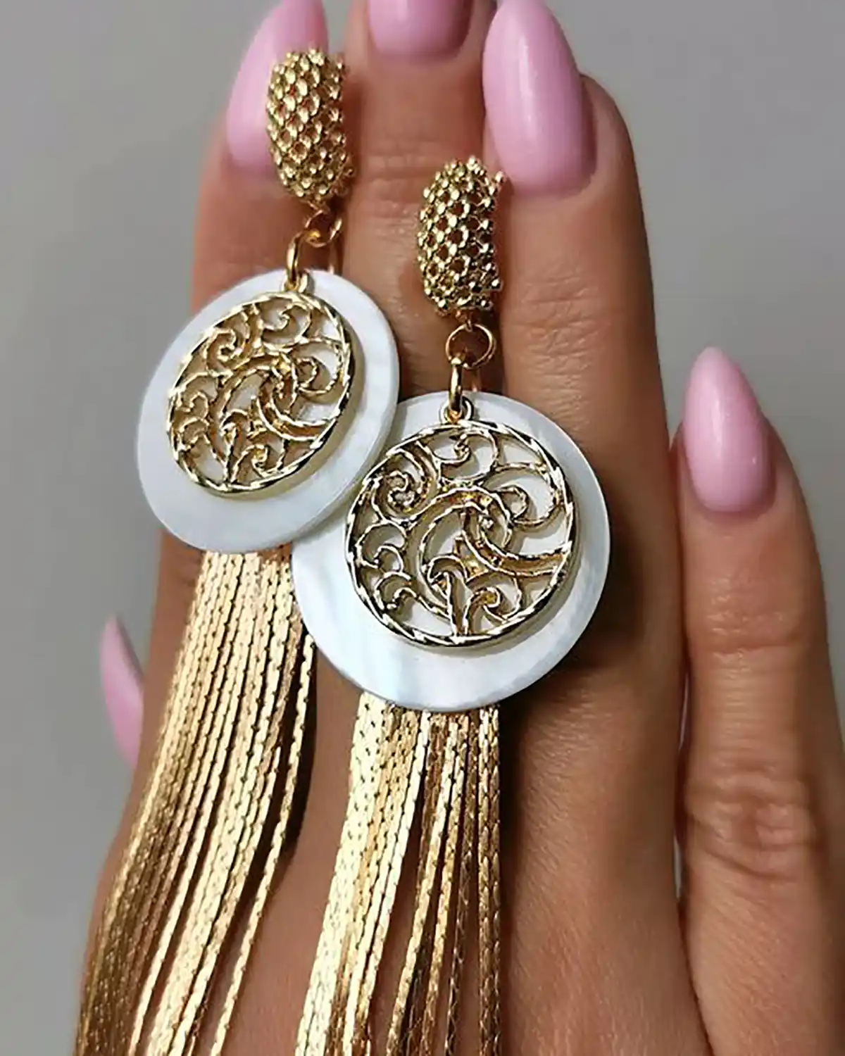 گوشواره فانتزی طلا 