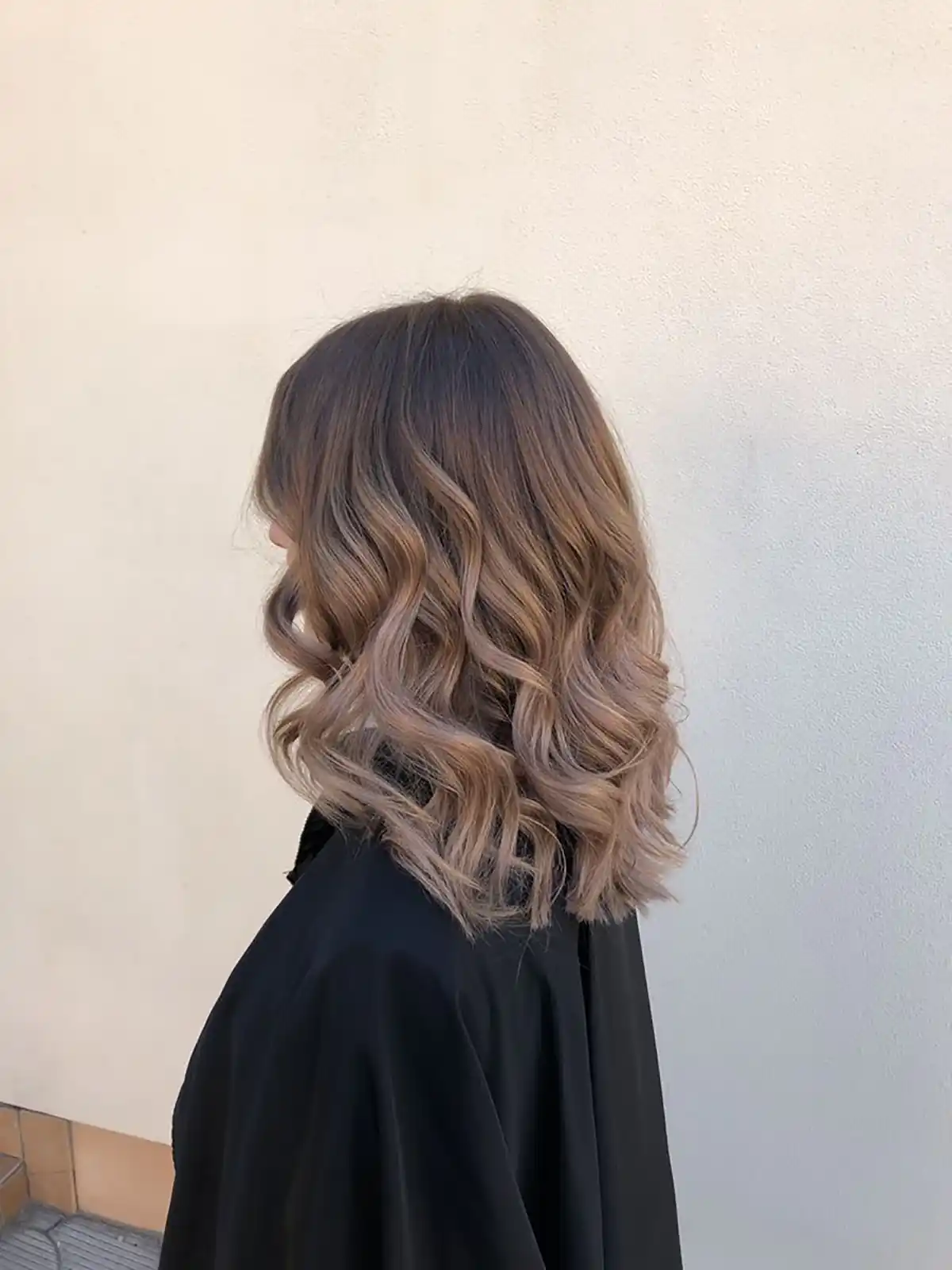 رنگ موی عسلی نسکافه ای