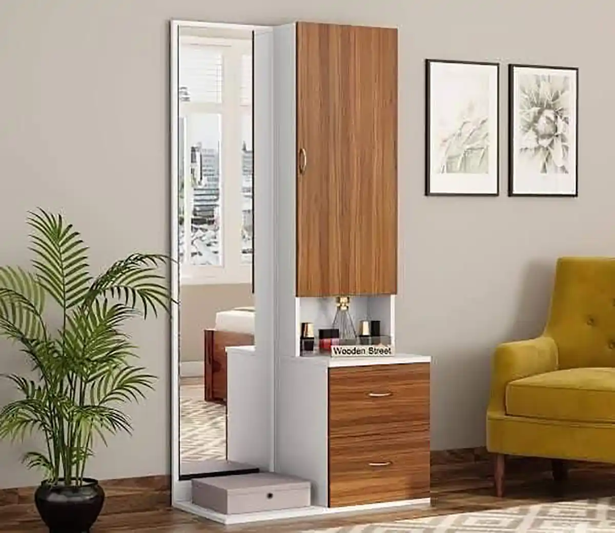 آینه آرایشی چراغ دار دیجی کالا