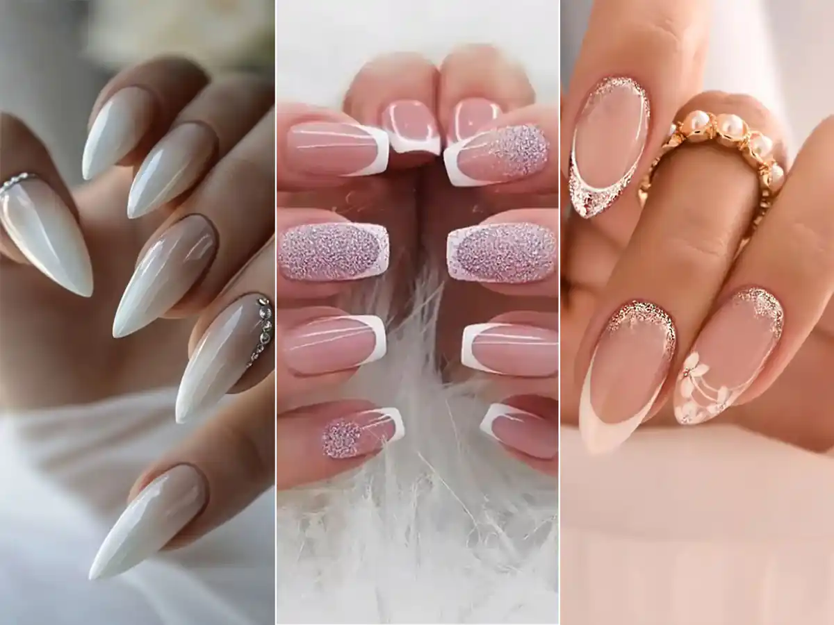 ایده طراحی ناخن عروس