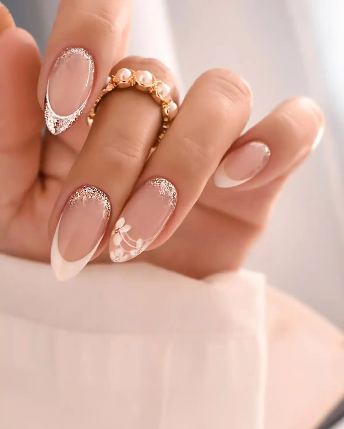 ایده طراحی ناخن عروس