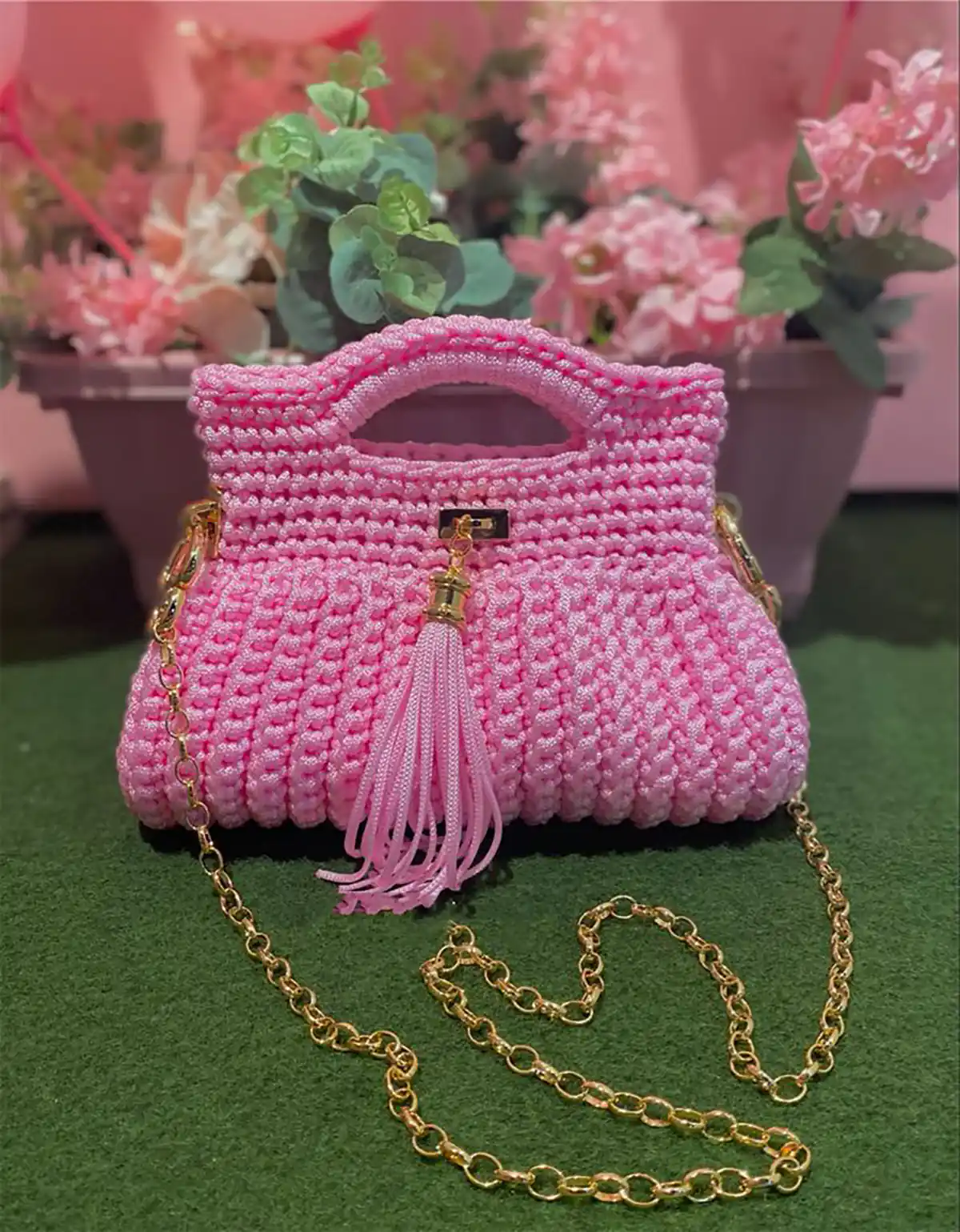 کیف مکرومه بافی 