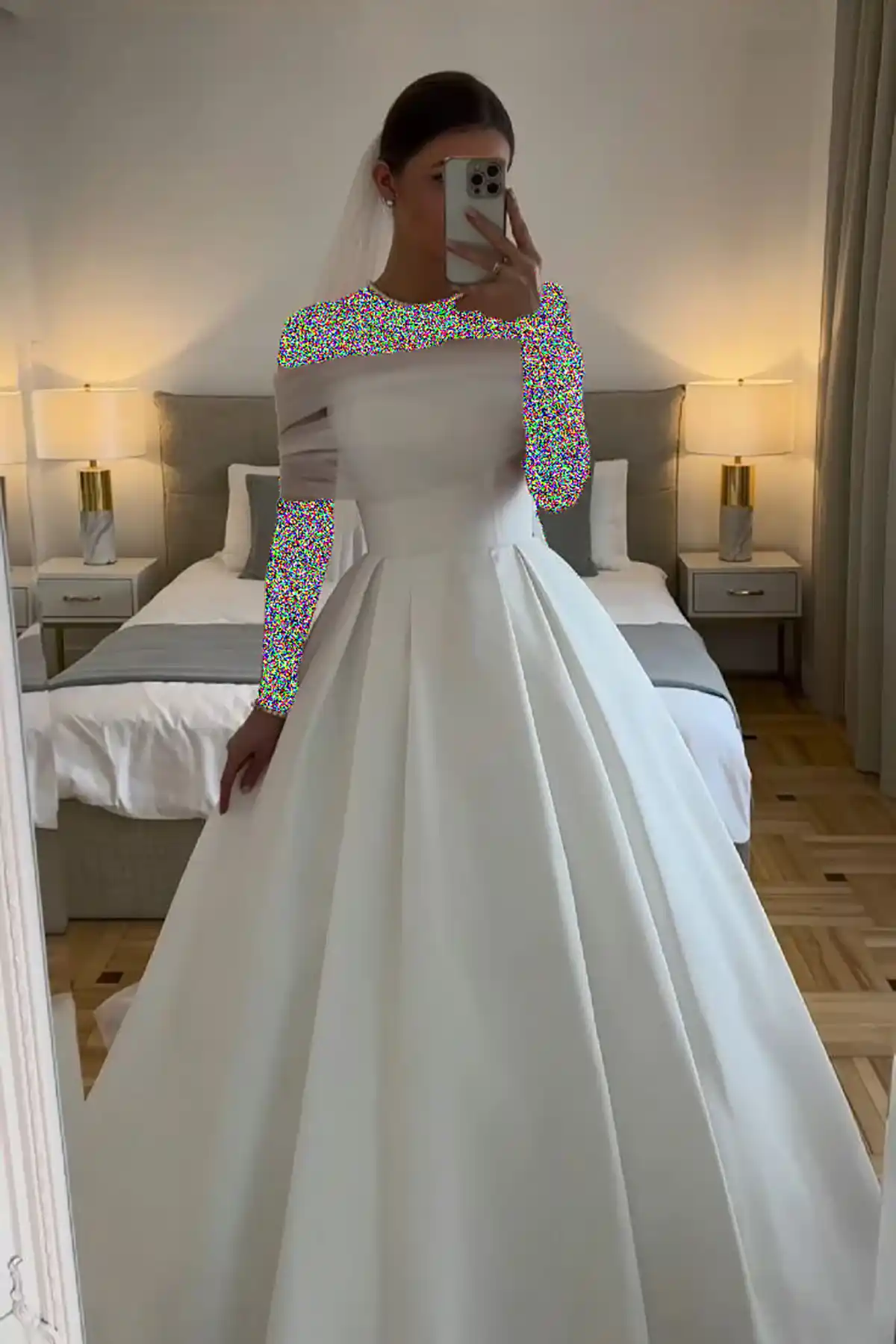 لباس عروس ساده 