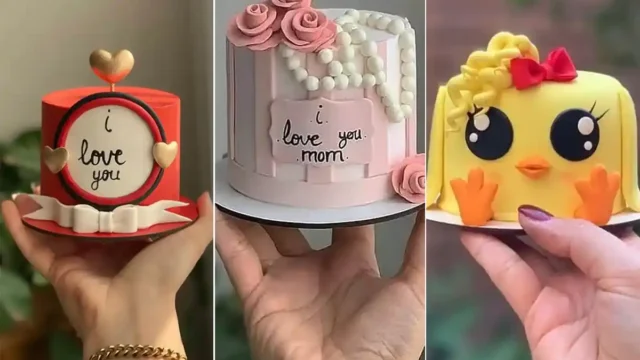 مینی کیک تولد شیک و خوشمزه برای هر سلیقه!