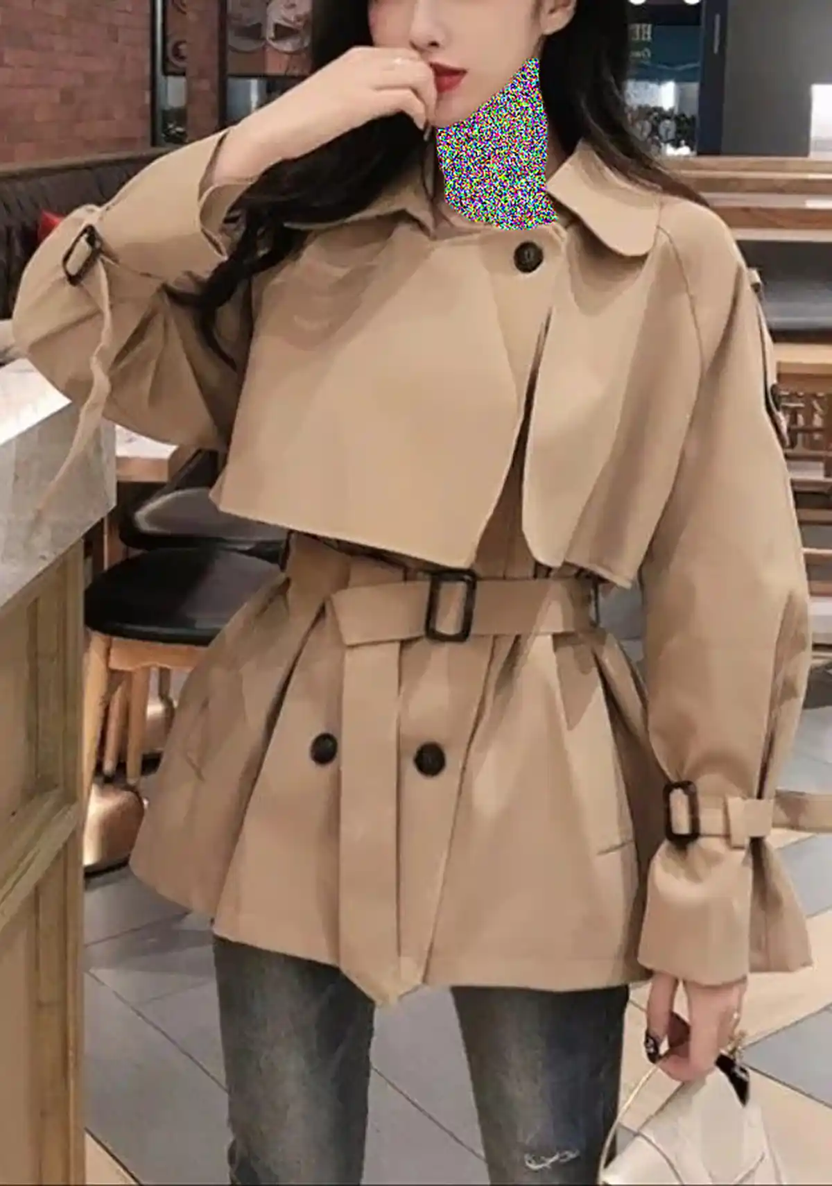 بارانی زنانه کوتاه