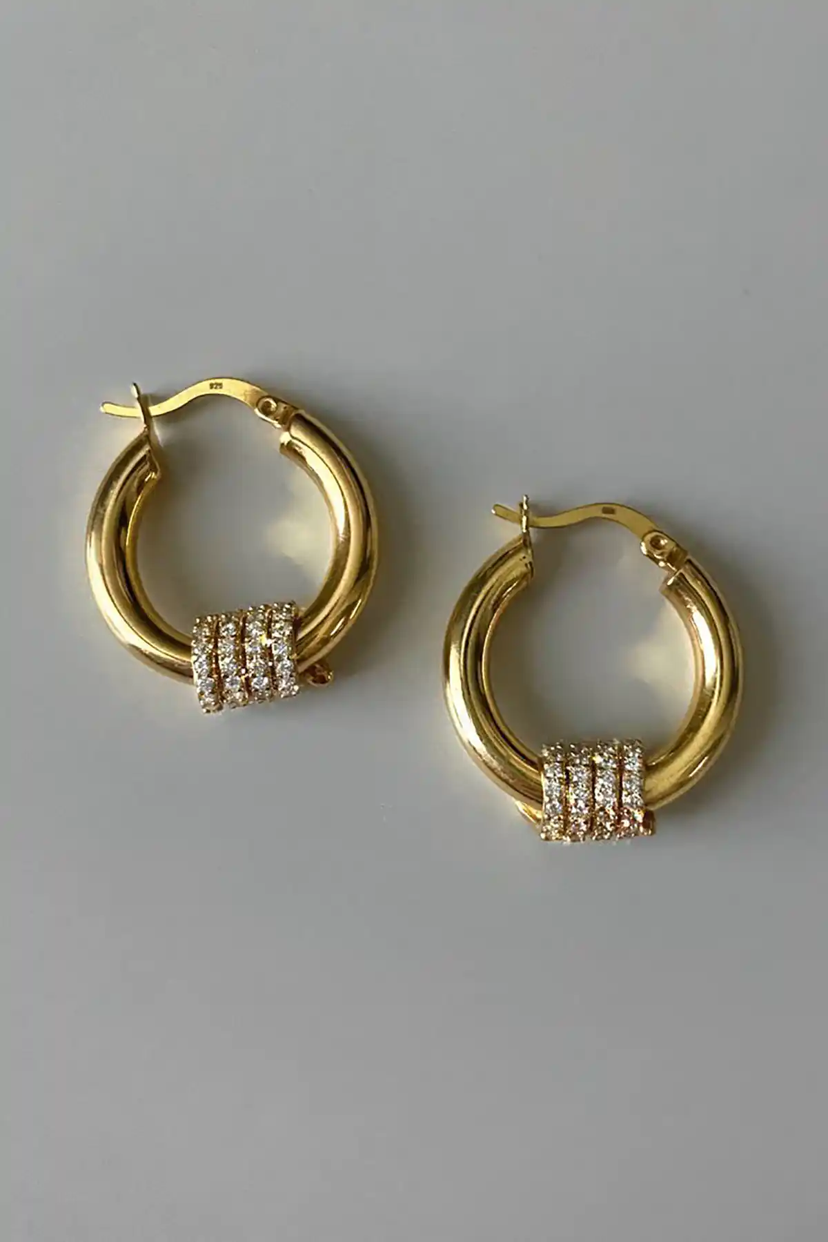 گوشواره حلقه ای جدید طلا 