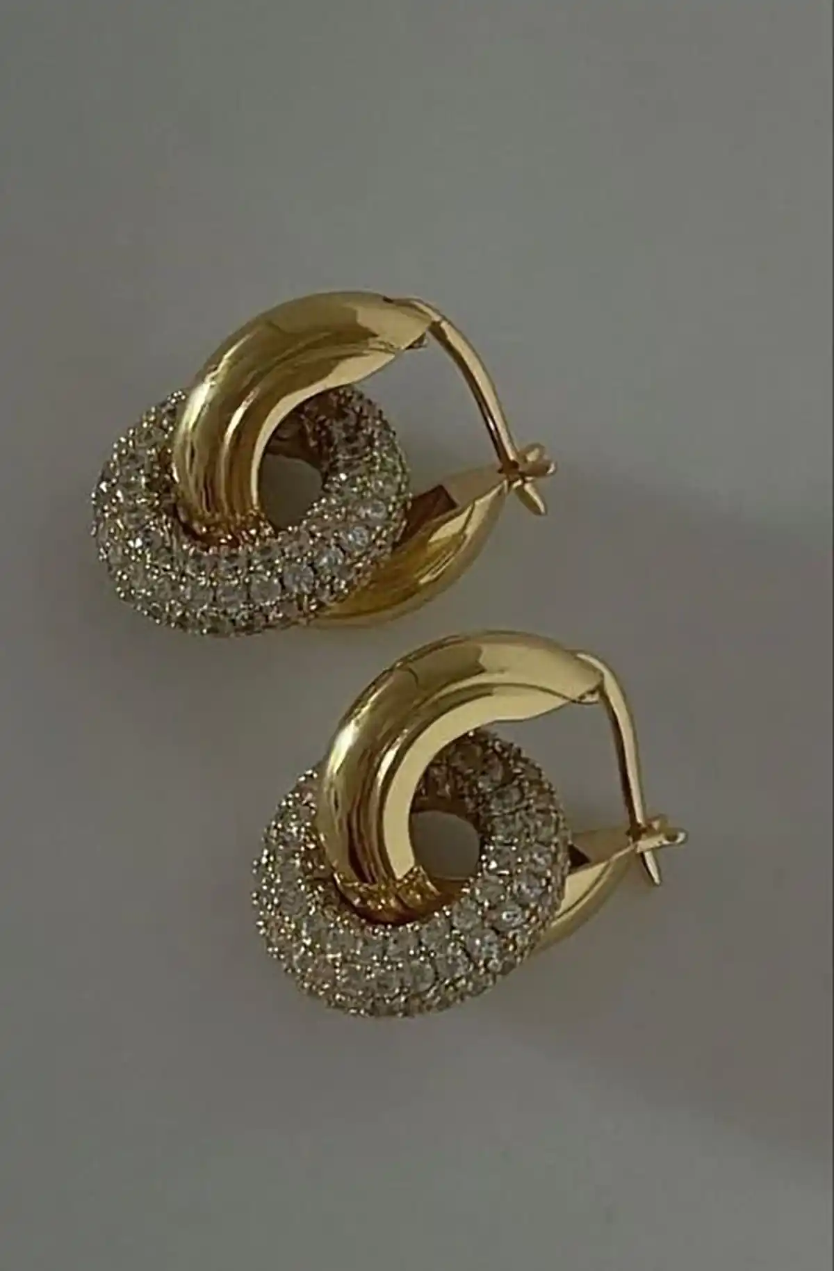 گوشواره حلقه ای آویزدار 