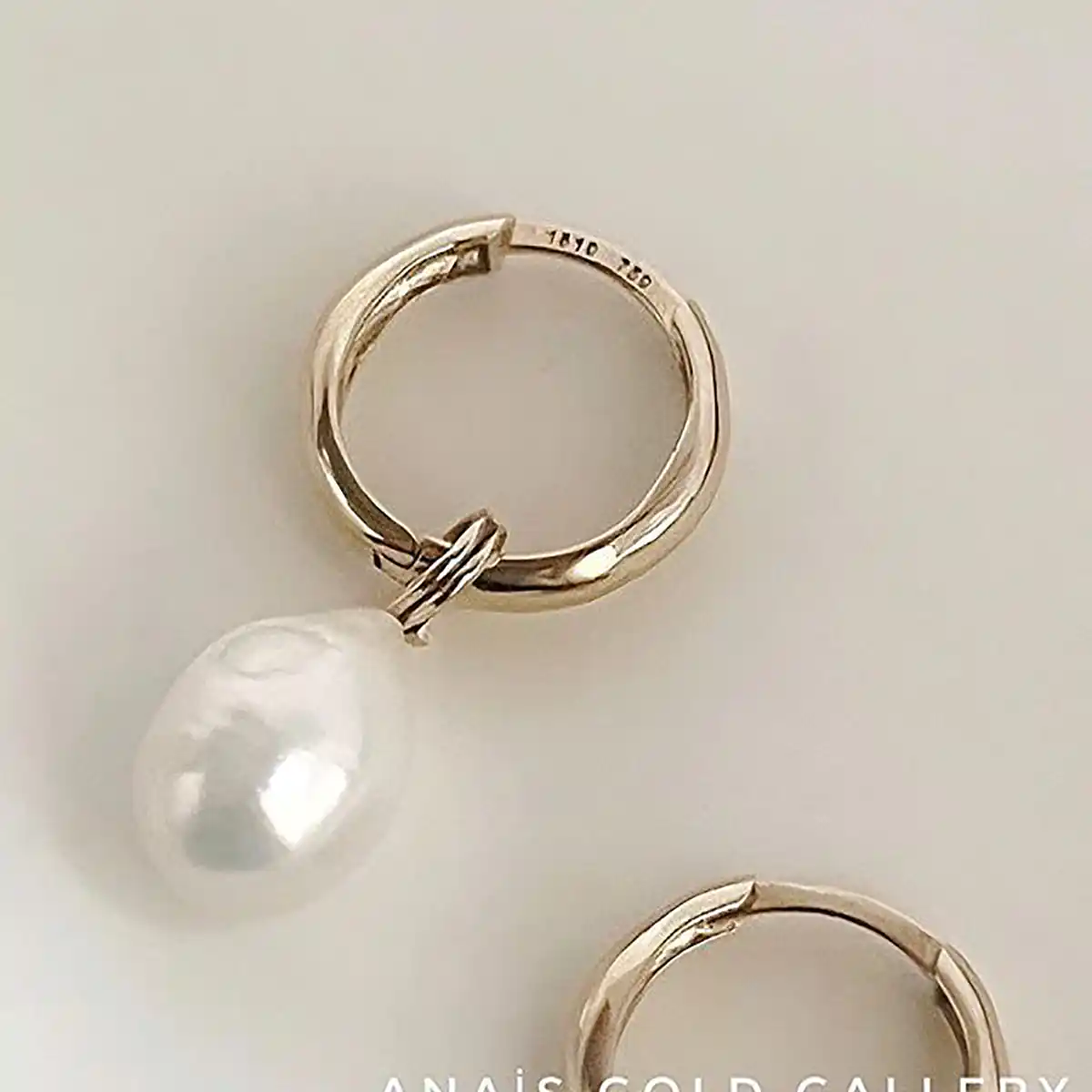 گوشواره مروارید ساده