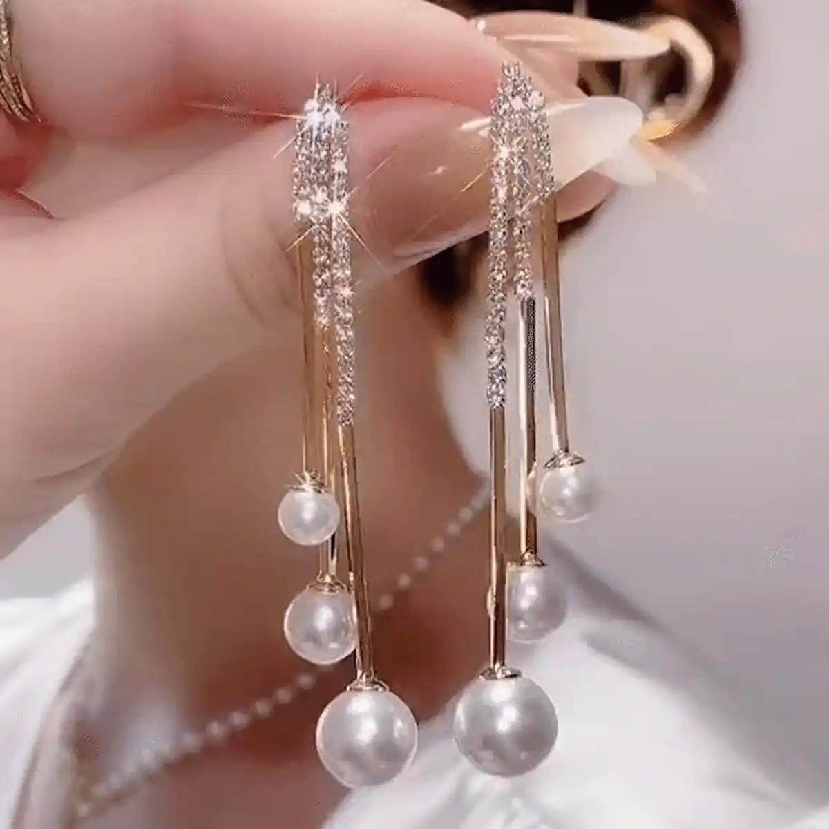 مدل گوشواره مروارید جدید