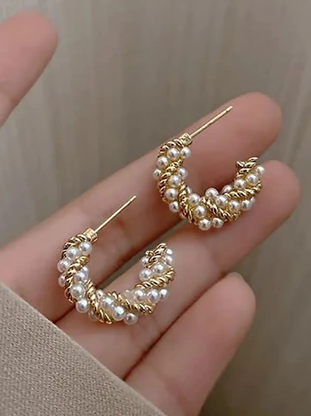 گوشواره مروارید طلا دیجی کالا