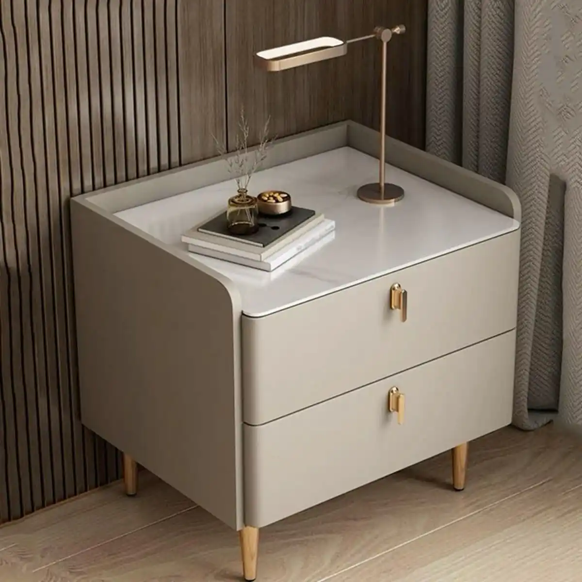 میز پاتختی چوبی