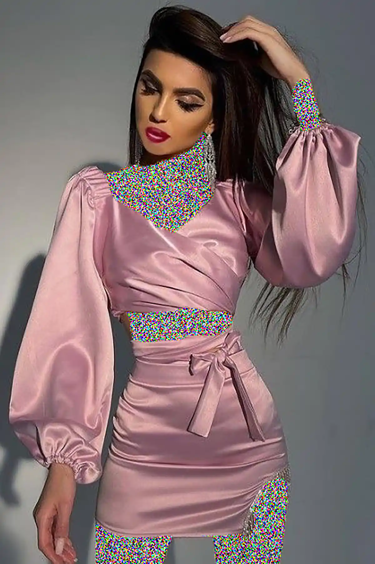 شومیز ساتن مجلسی