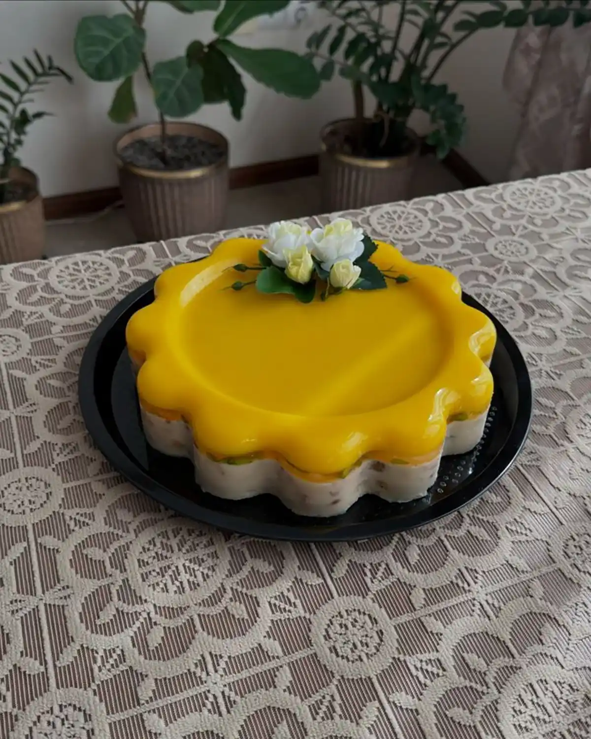 زیین ژله ساده بدون قالب 