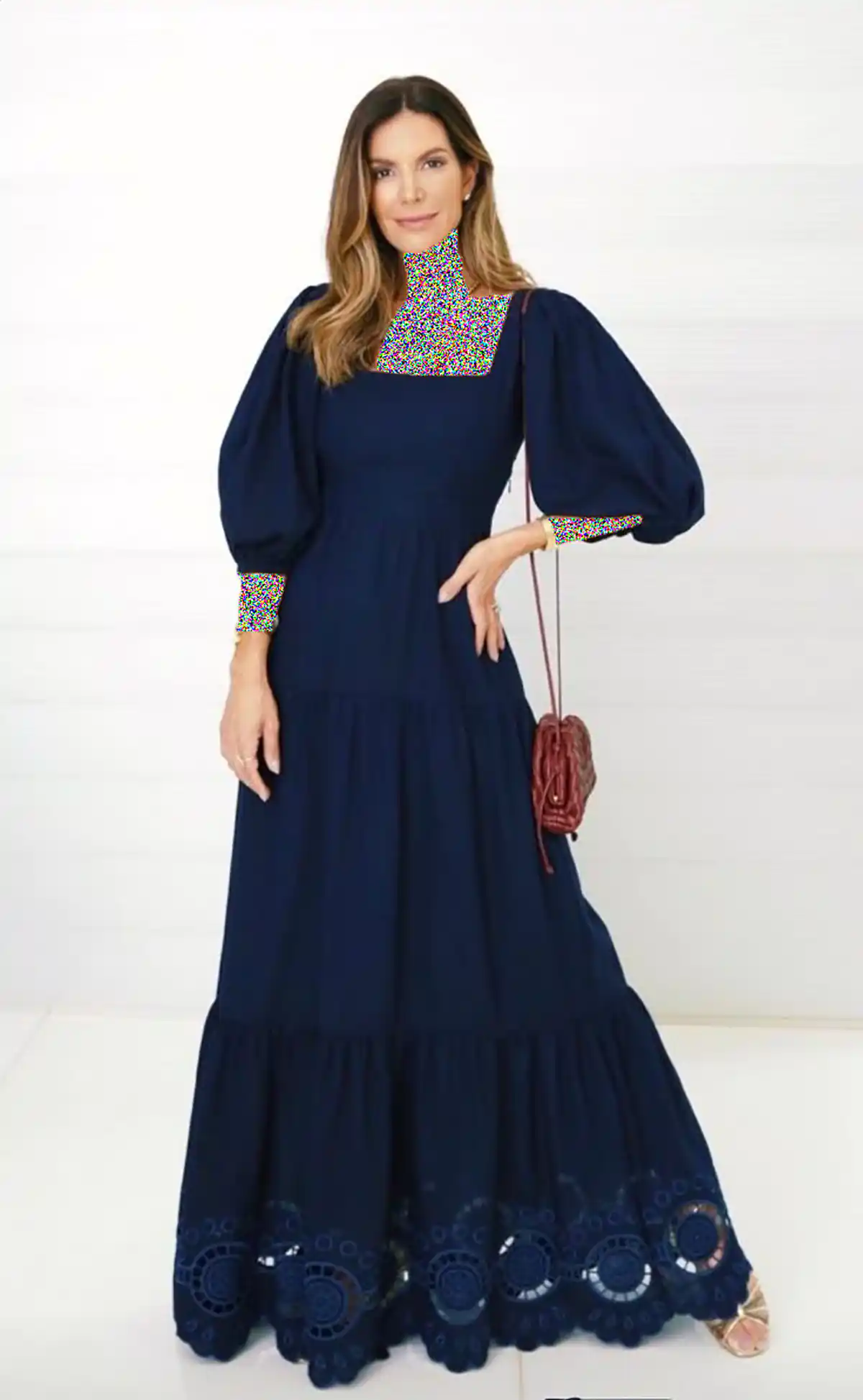 لباس چین دار عروسکی بچه گانه 