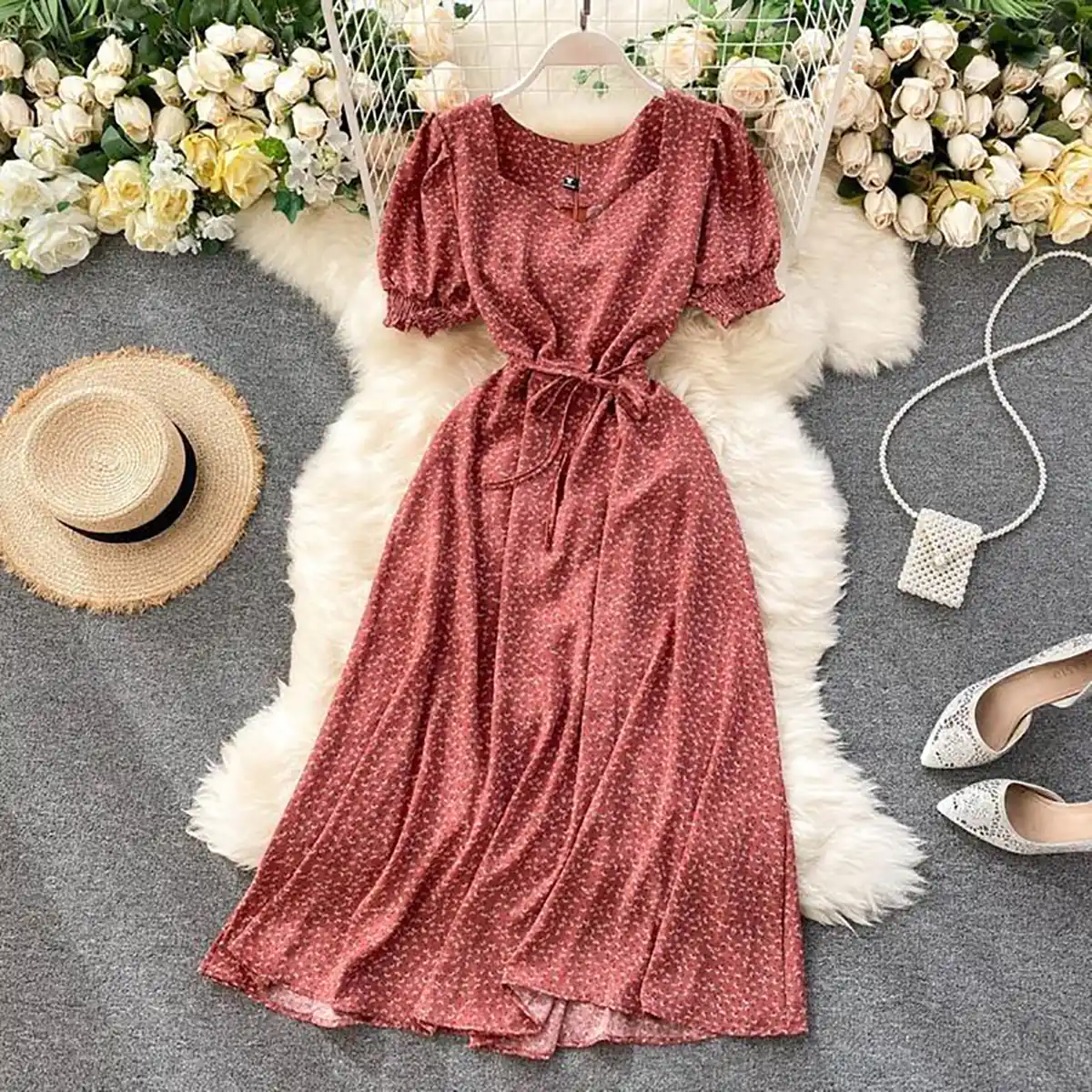 لباس چین دار عروسکی 