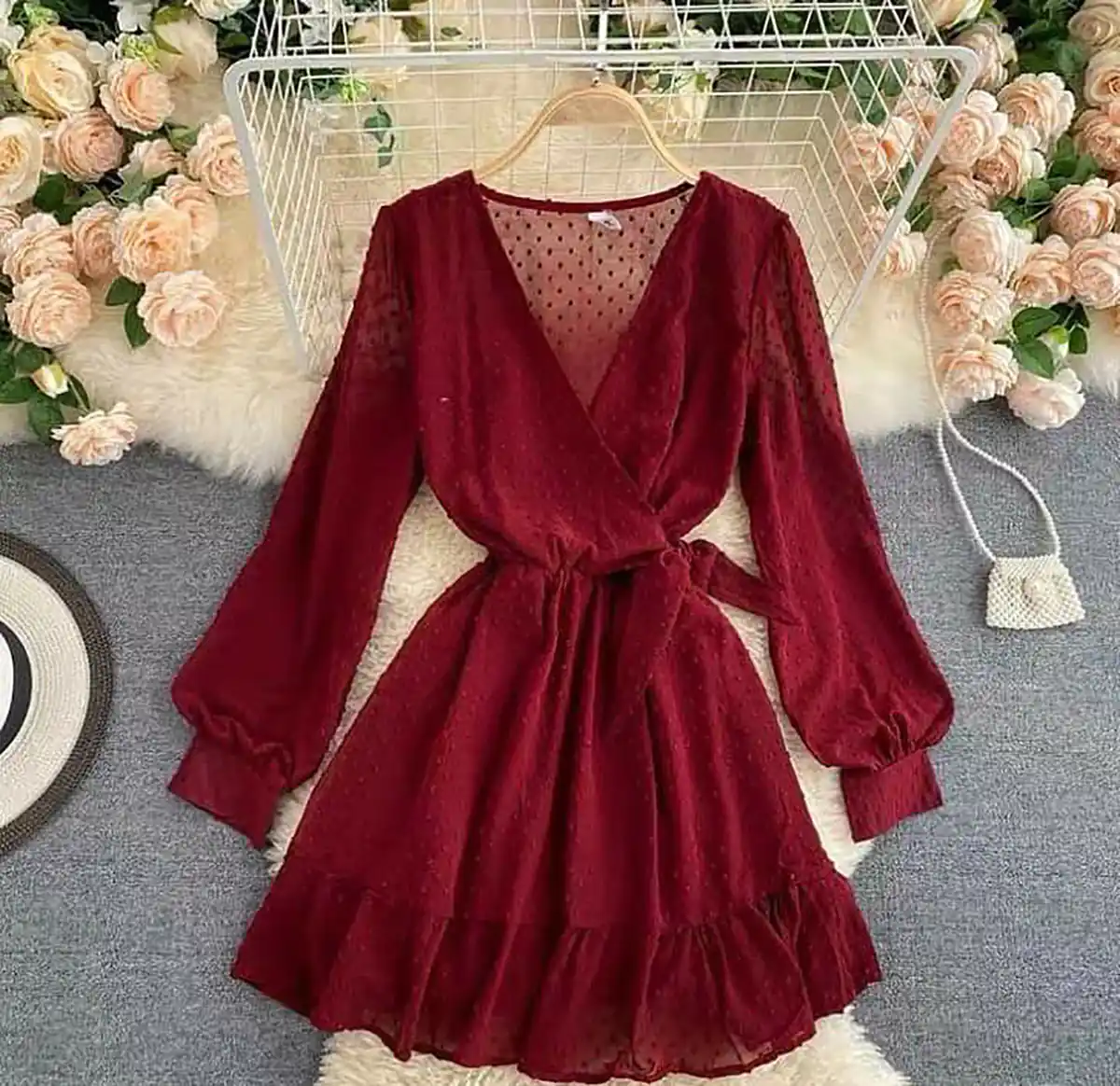 لباس قرمز بچه گانه
