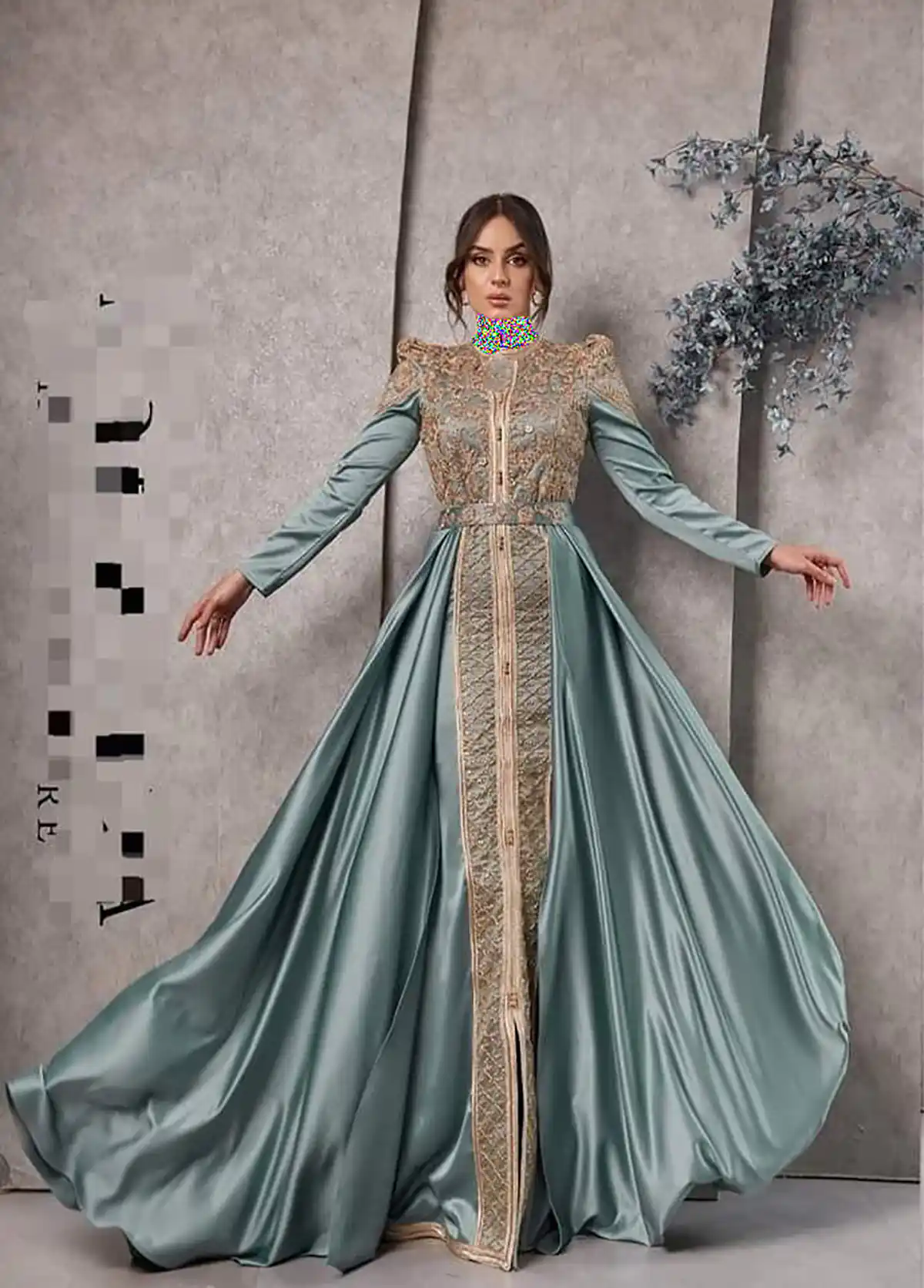 پیراهن ساتن کوتاه 