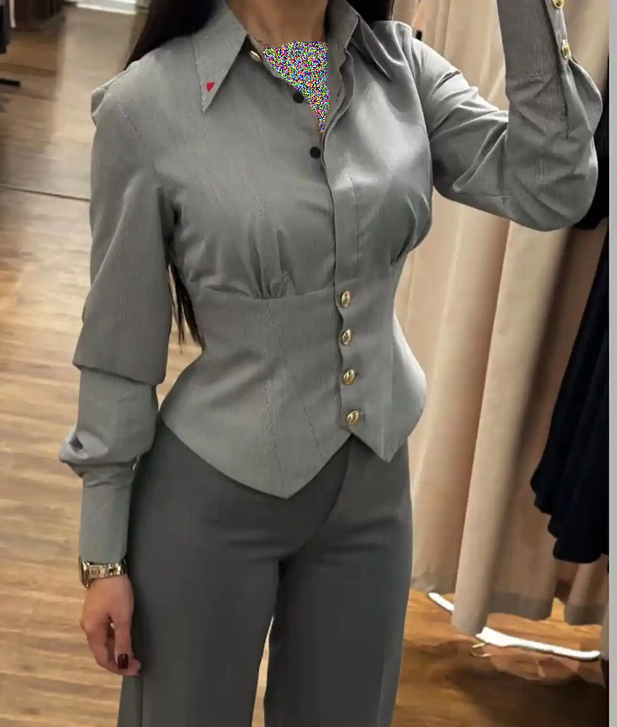 مدل شومیز گلدار
