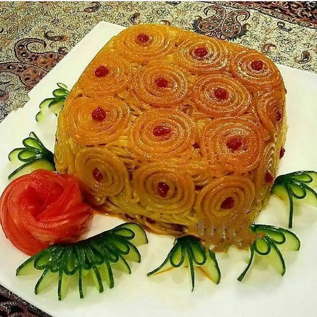 ته دیگ سیب زمینی 