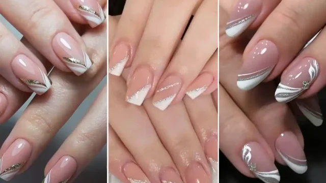 طرح ناخن فرنچ با دیزاین‌های خاص و شیک
