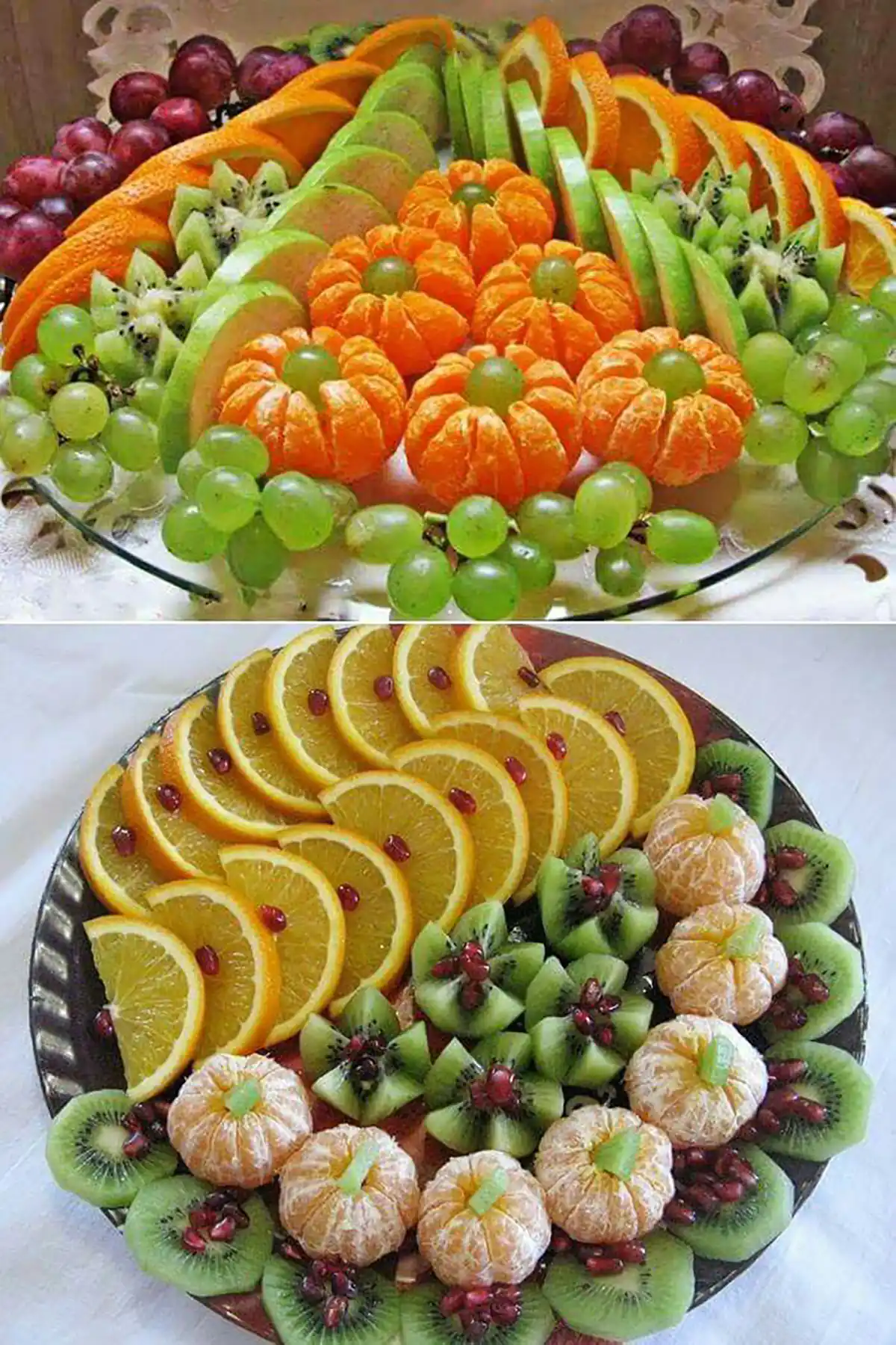 تزیین میوه اسلایس شده