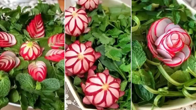تزیین مجلسی سبزی خوردن | دیس‌ شیک برای مهمانی‌ها