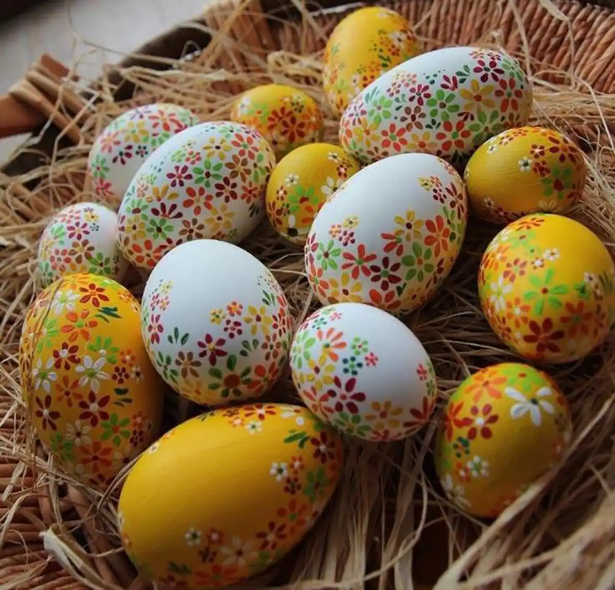 تخم مرغ رنگی برای عید
