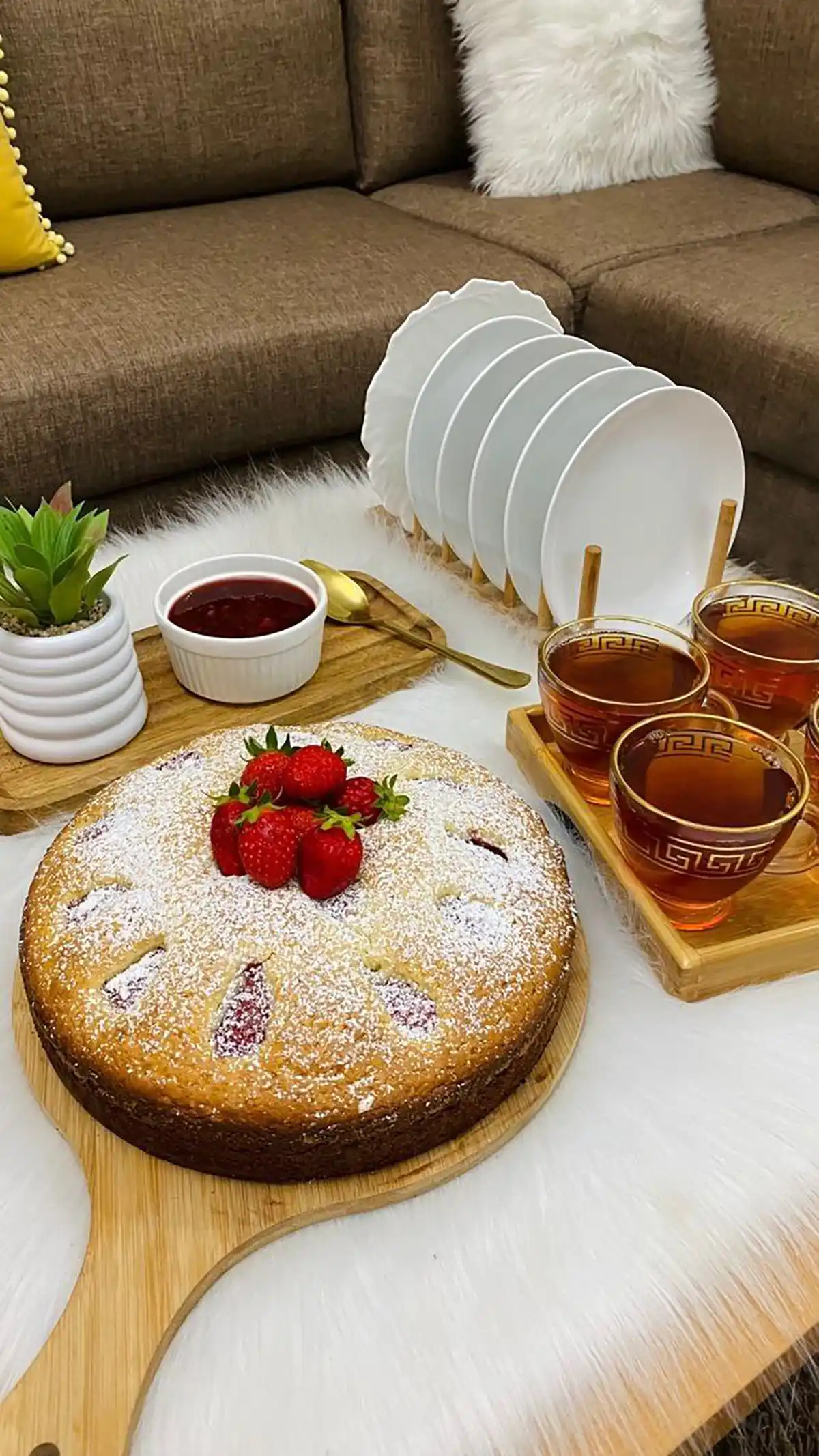 تزیین کیک خونگی