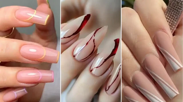 دیزاین ناخن بلند و شیک با طرح‌های تابستونی ترند