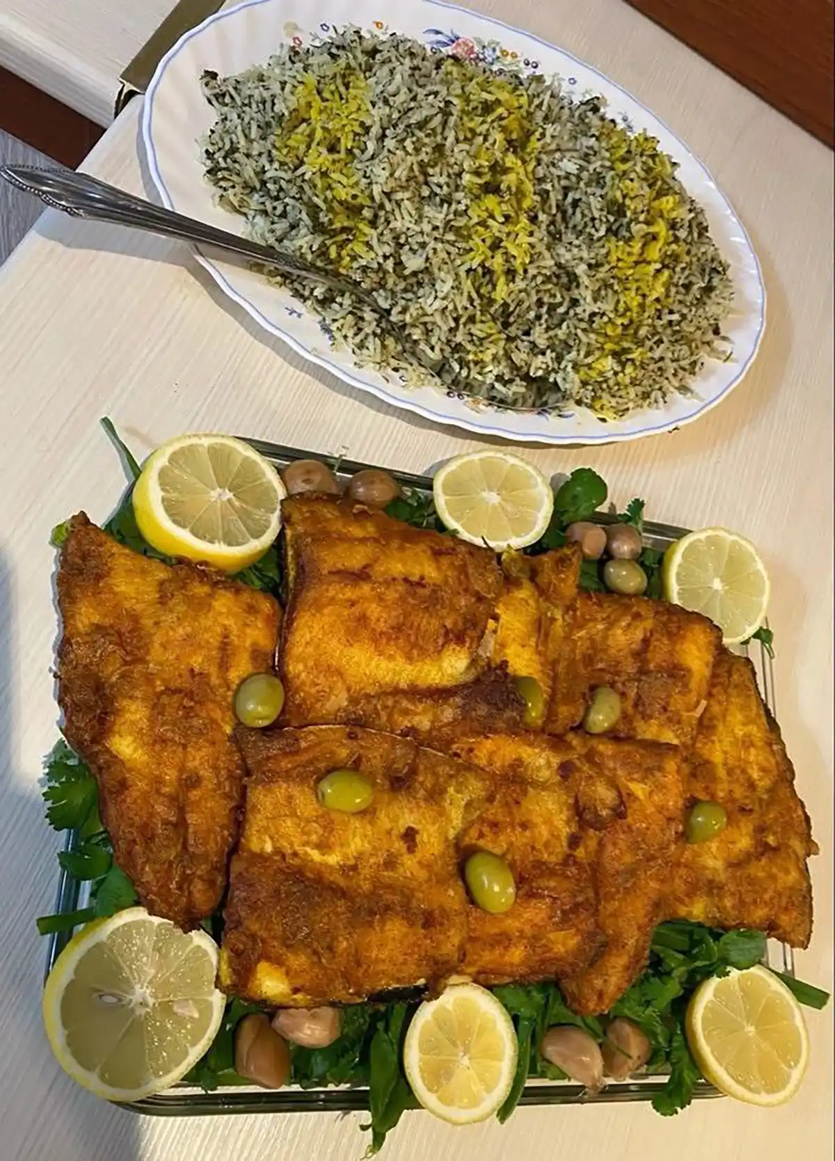 تزیین ماهی برای مهمانی
