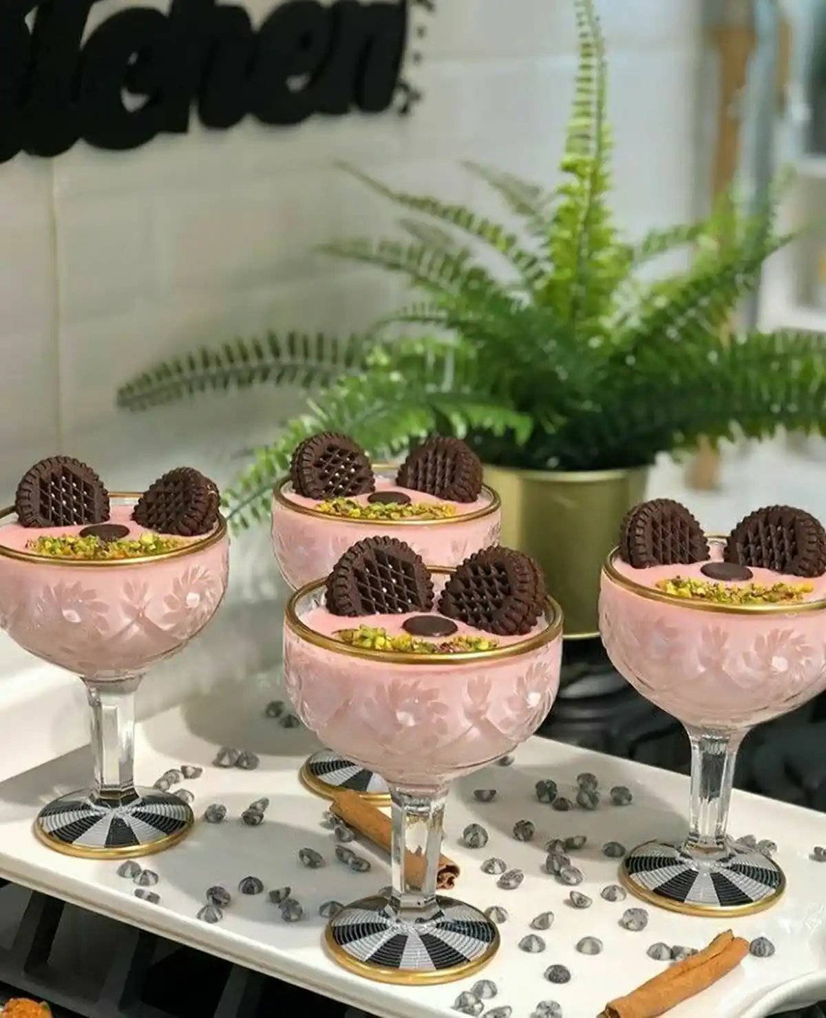 دسر برای مهمانی شام