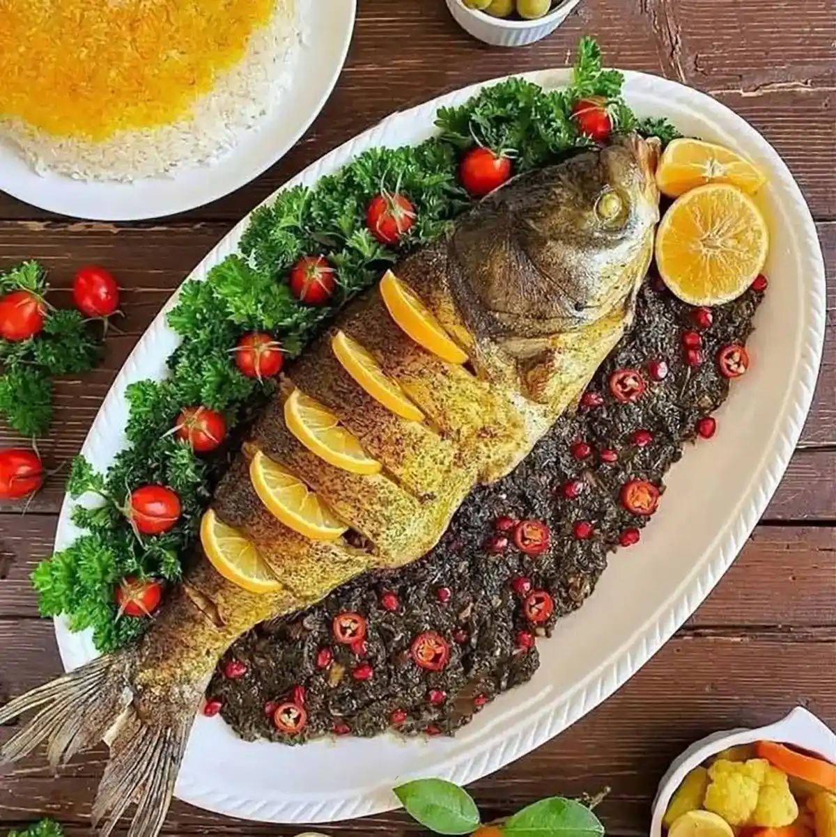 دورچین ماهی سرخ شده
