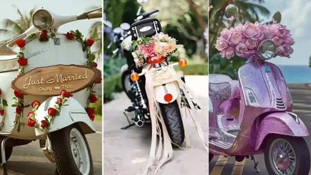خاص‌ترین ایده‌ها برای دیزاین موتور عروس و دوماد همینجان