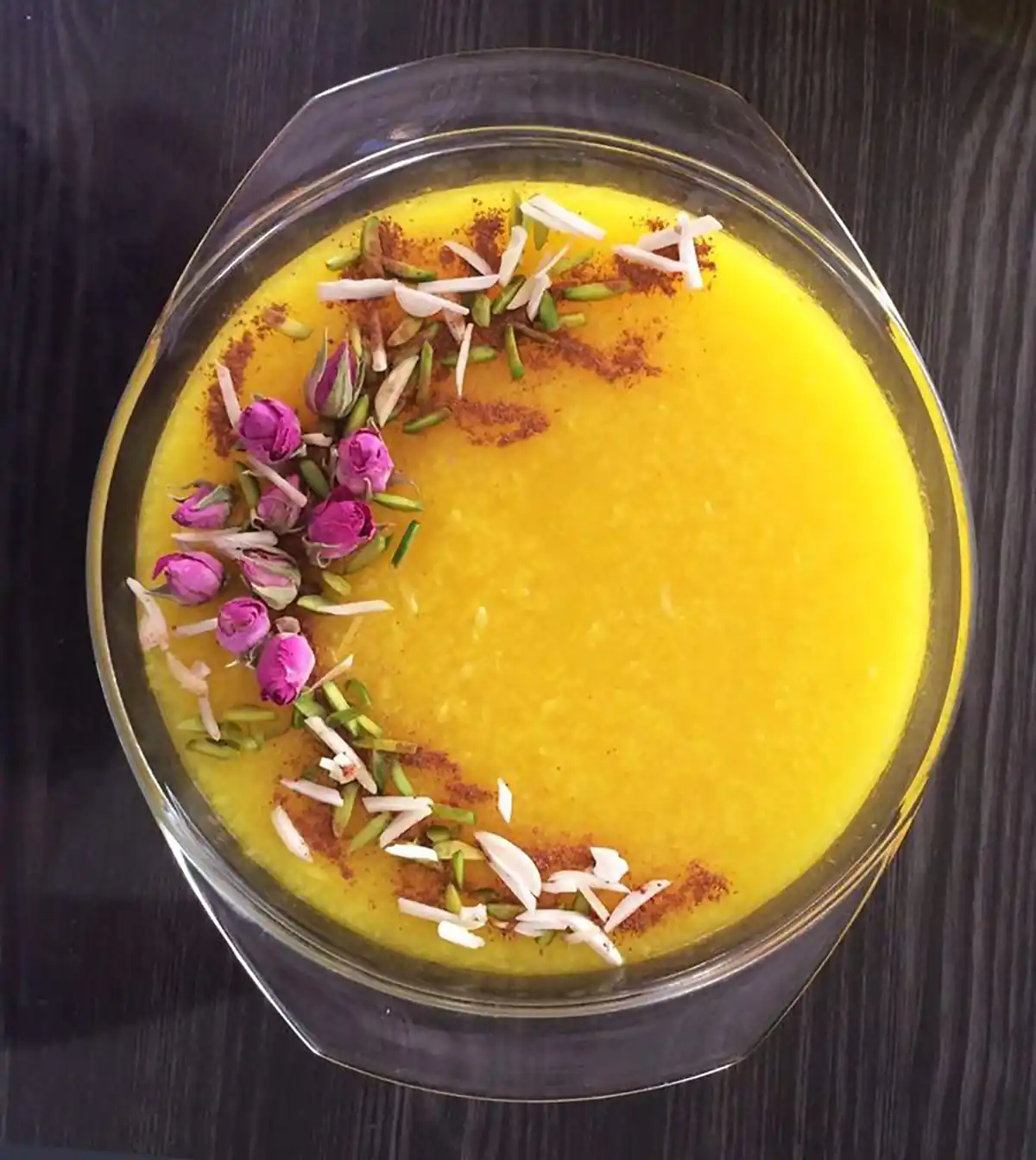 طرز تهیه فرنی میوه ای برای نوزاد تزیین فرنی با موز