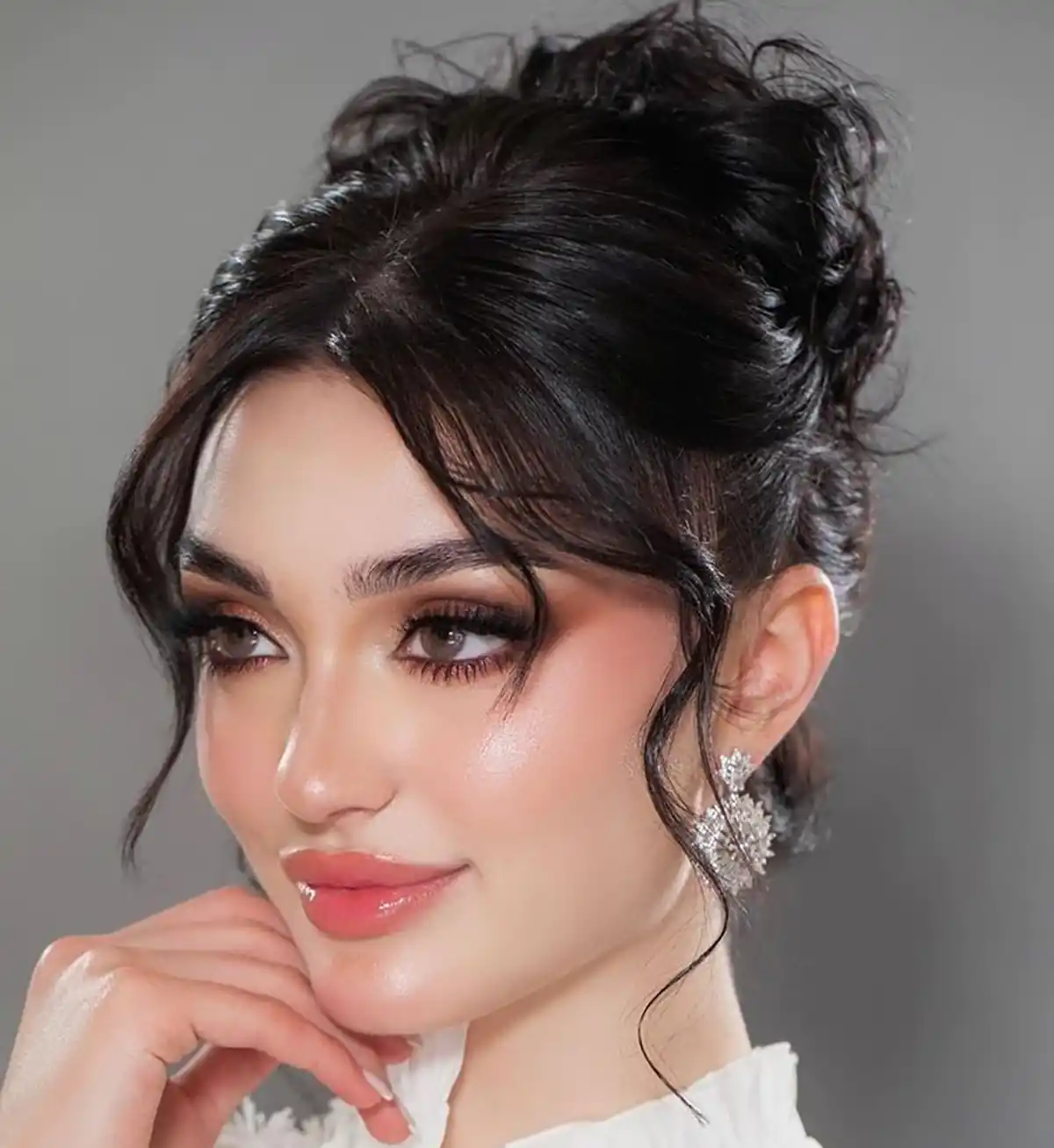 آرایش عروس جدید آرایش عروس اروپایی مدل میکاپ جدید مدل ارایش لایت جدید مدل میکاپ و شینیون جدید آرایش لایت عروس