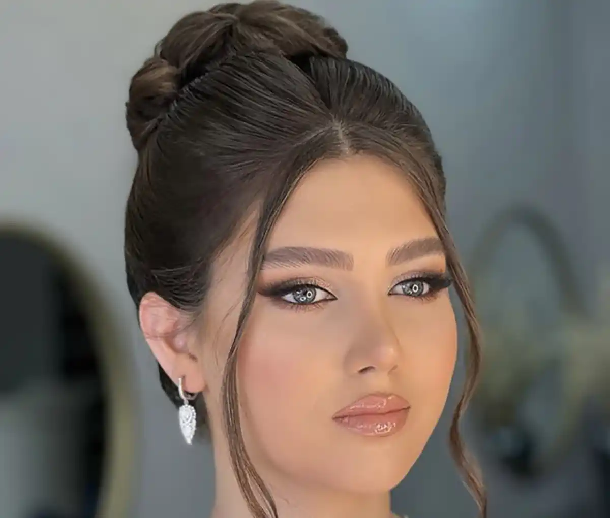 آرایش عروس جدید آرایش عروس اروپایی مدل میکاپ جدید مدل ارایش لایت جدید مدل میکاپ و شینیون جدید آرایش لایت عروس