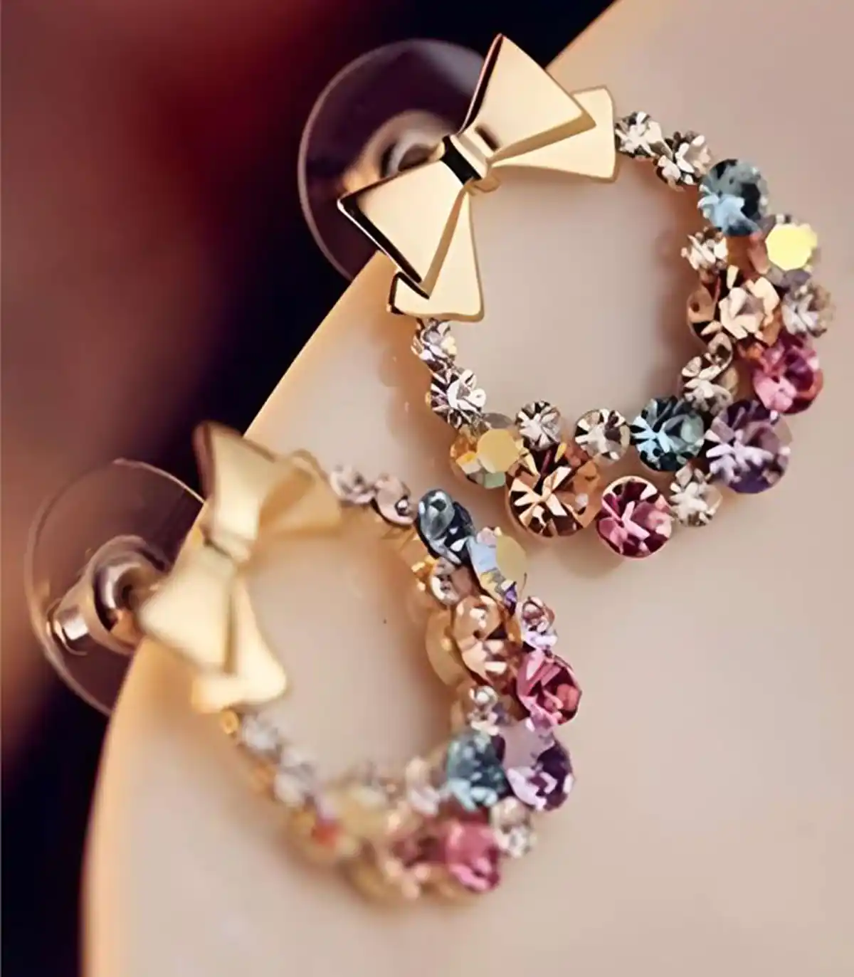 گوشواره حلقه ای طلا گوشواره حلقه ای کوچک طلا گوشواره حلقه ای بزرگ طلا گوشواره حلقه ای آویزدار