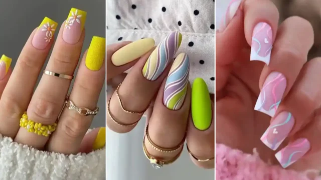 طراحی‌های خاص و رنگی برای ناخن‌ها که حال‌و‌هوای طرح ناخن تابستانی رو کامل منتقل می‌کنن