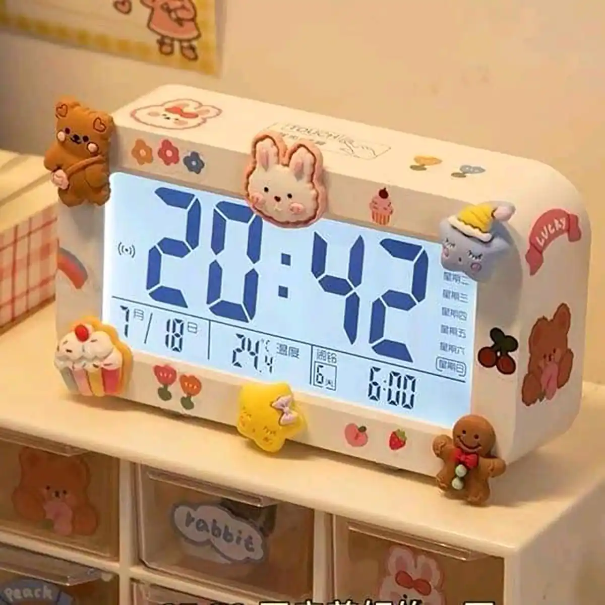 ساعت رومیزی کودکانه clock ساعت رومیزی بچه گانه دیجی کالا ساعت رومیزی فانتزی دیجی کالا ساعت زنگ دار بچه گانه دیجی کالا ساعت رومیزی یونیکورن ساعت رومیزی فضانورد