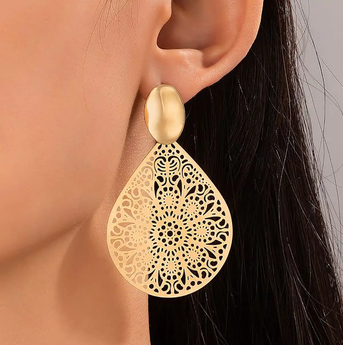 گوشواره دخترانه گوشواره طلا دخترانه گوشواره فانتزی گوشواره طلا جدید گوشواره حلقه ای طلا گوشواره حلقه ای جدید طلا