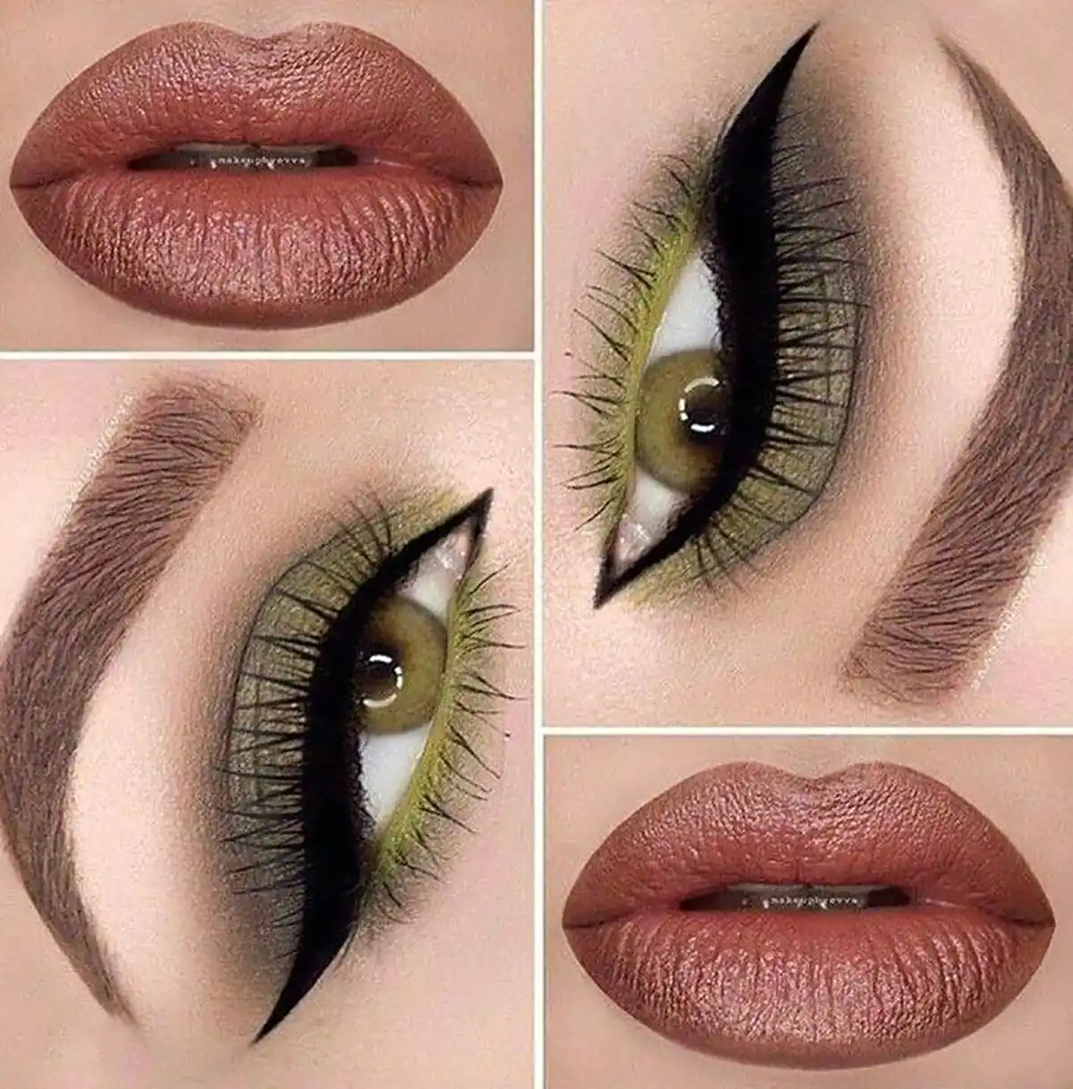 میکاپ ژورنالی با نگین میکاپ فشن میکاپ اسموکی شینیون ژورنالی میکاپ لایت میکاپ عربی
