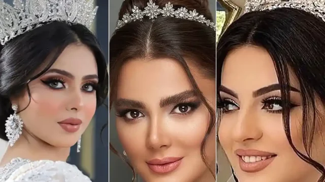 مدل تاج عروس جدید و شیک | انواع مدل‌هایی که با شینیون باز و نیمه باز یا جمع ست می‌شن