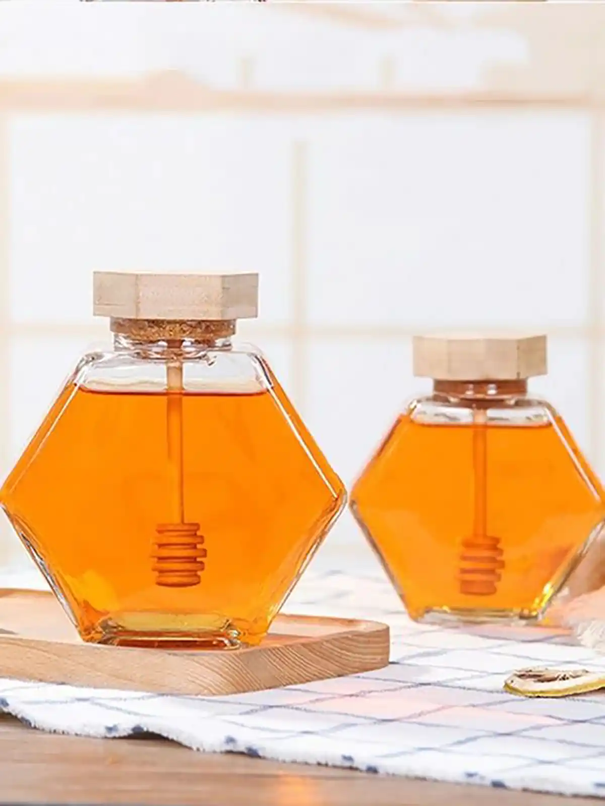 شیشه مربا دیجی کالا ظرف عسل شیک جا عسلی زنبوری شیشه ای عسل خوری زنبوری بانکه شیشه ای ظرف ادویه شیشه ای