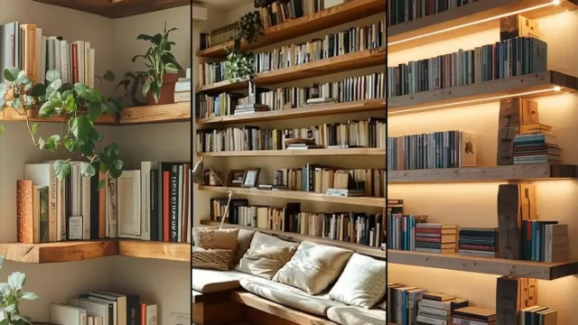 کتابخونه دیواری | اگه بخوای با کم‌ترین هزینه یه تغییر بزرگ تو دکور خونه‌ت ایجاد کنی همین گزینه رو بچسب