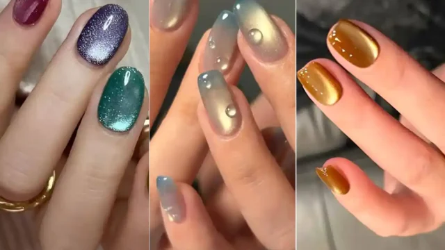 لاک ژل آبنباتی | ۱۵ ایده لاک خوشرنگ با طراحی ناخن خفن و رنگی برای تابستون