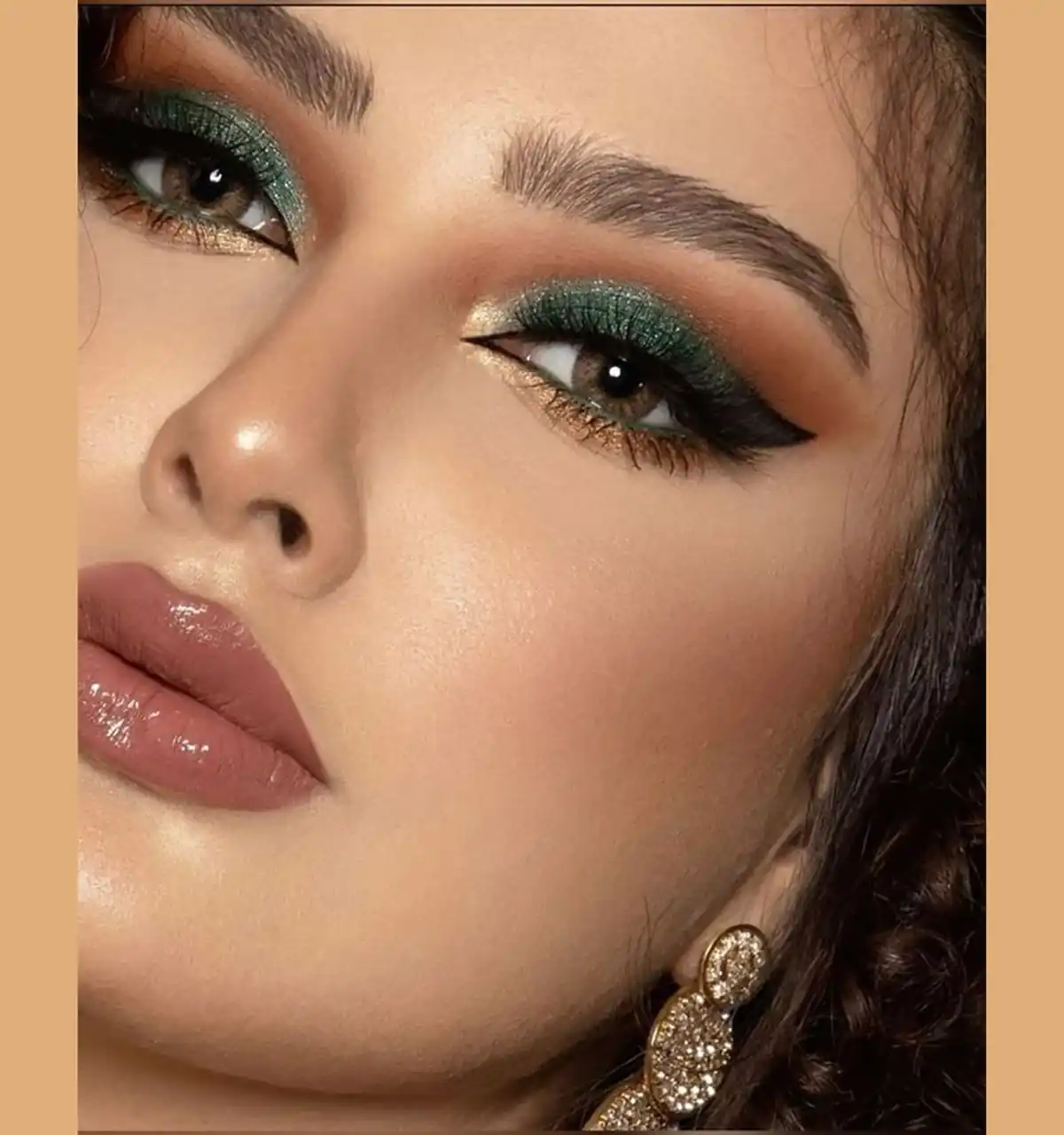میکاپ با سایه سبز سایه چشم سبز و مشکی سایه چشم سبز ساده مدل سایه چشم سبز سایه سبز برای ادیت خط چشم سبز