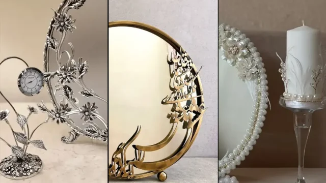 ست آینه شمعدان | ۱۵ مدل سنتی و اصیل برای دکورهای کلاسیک و مراسم عقد پر از شکوه